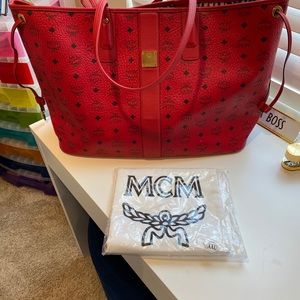 Large Authentic MCM Reversible Liz Tote